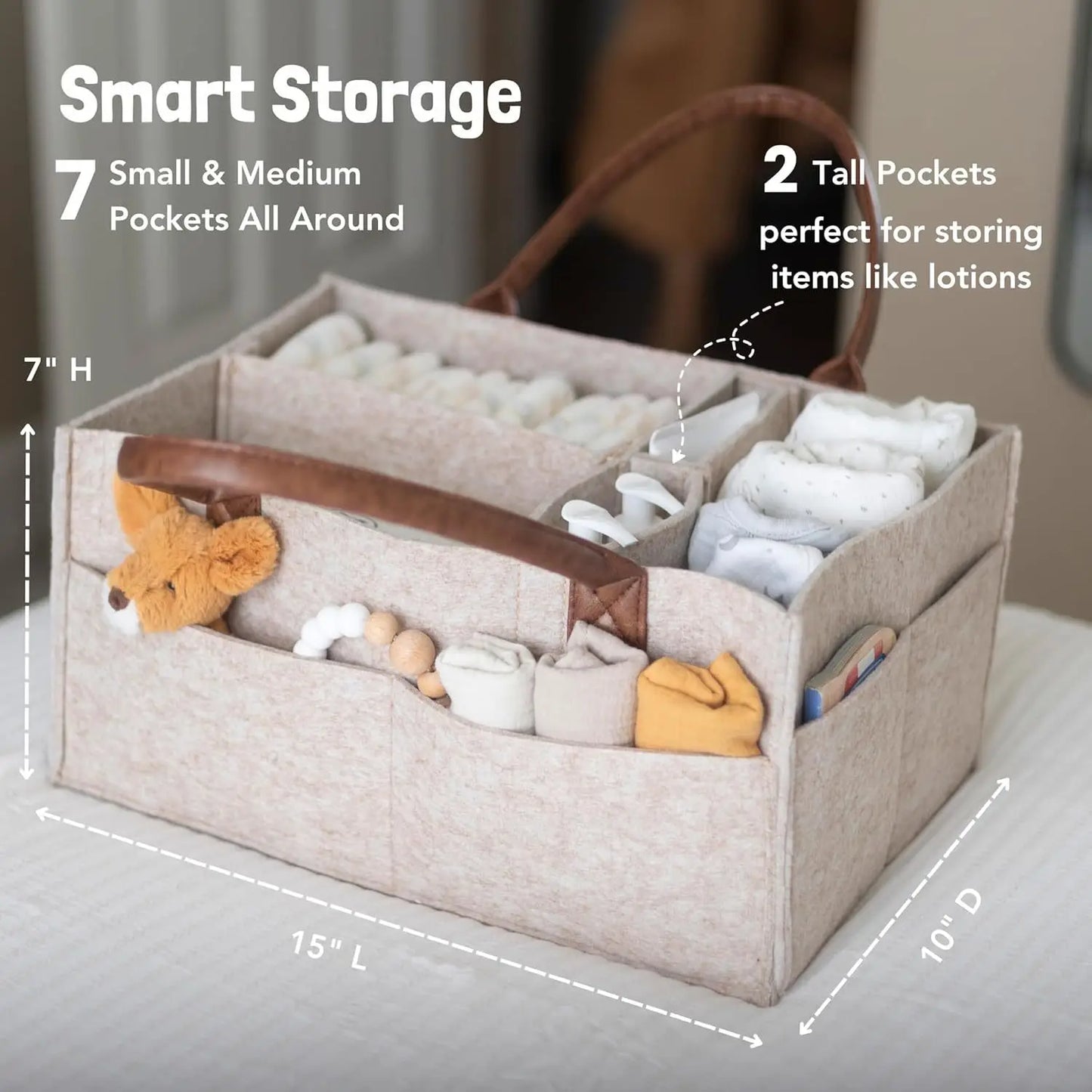 Baby Diaper Caddy Organizer