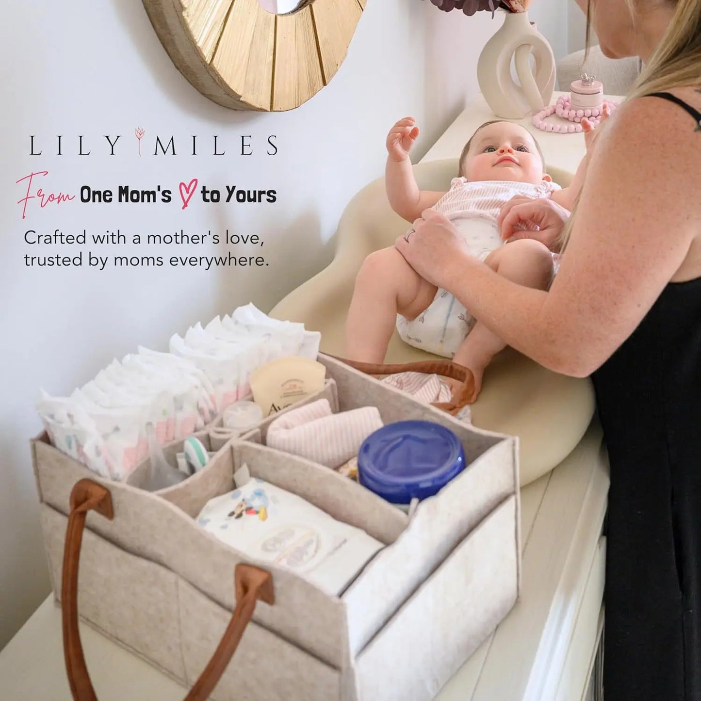 Baby Diaper Caddy Organizer