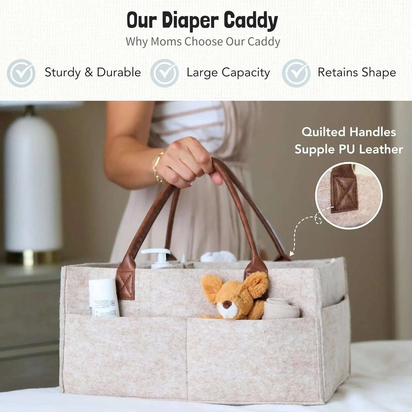 Baby Diaper Caddy Organizer